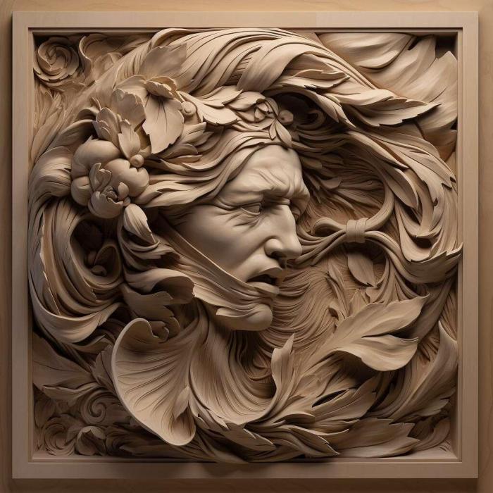 نموذج ثلاثي الأبعاد لآلة CNC 3D Art 